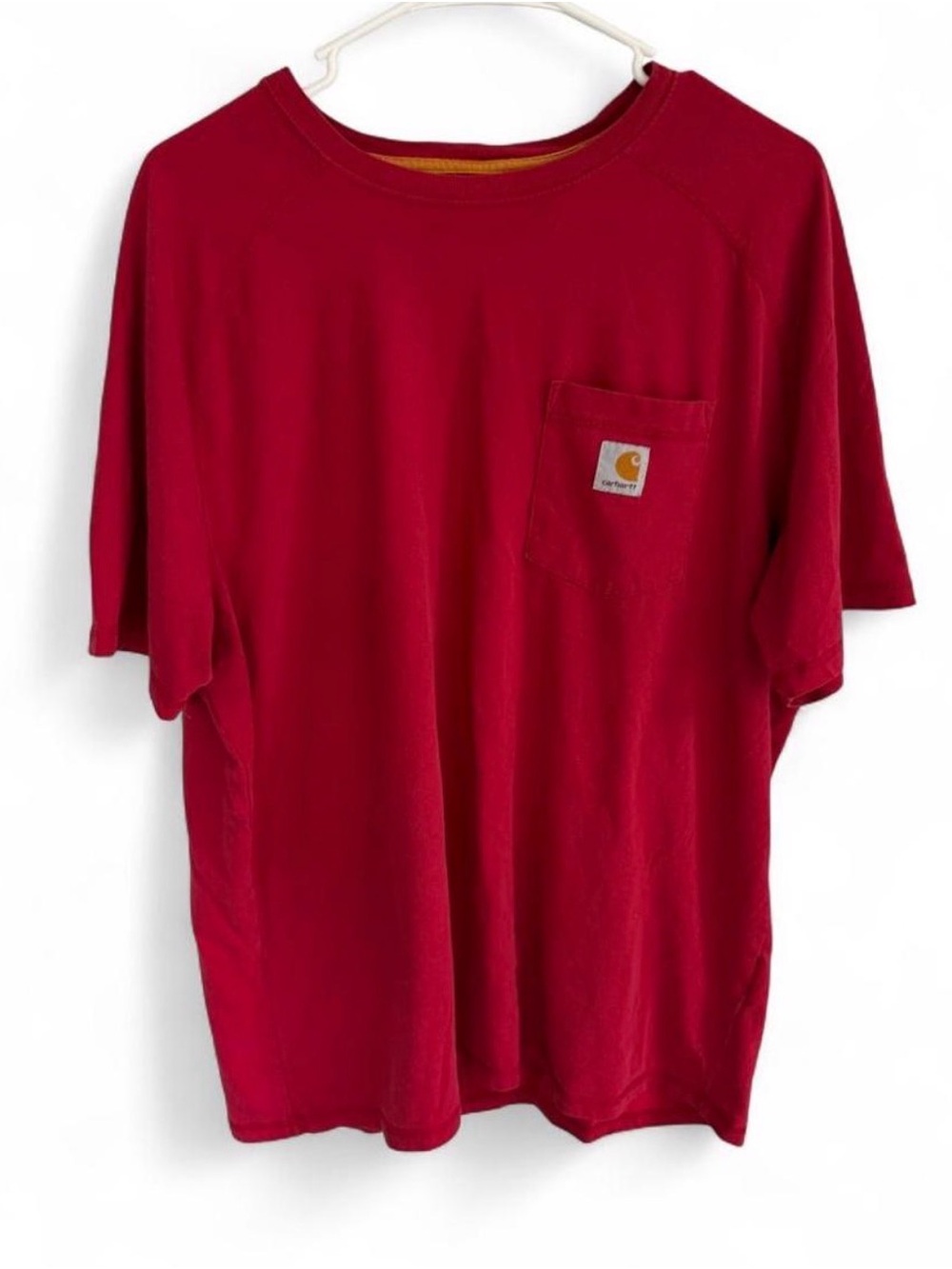 Carhartt Men's Deep Red Pocket Short-Sleeve Tee